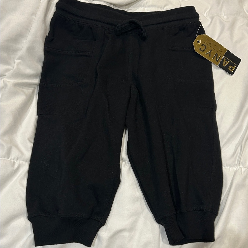 NYC Kids Black Joggers